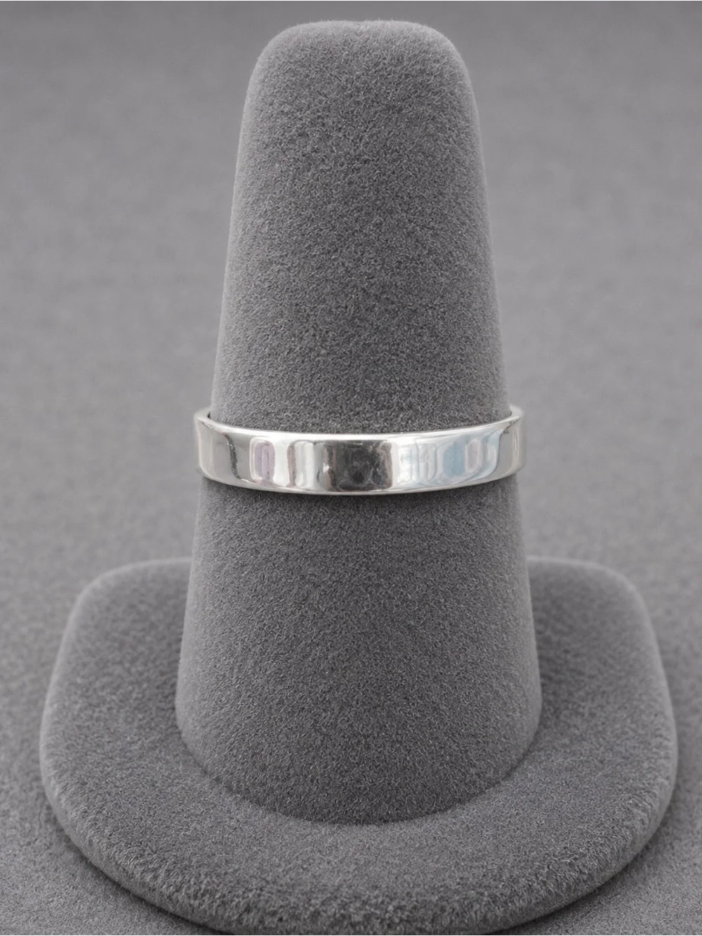 925 Sterling Silver Plain Band Ring Minimalist Stack Ring Polished Band 8 #612 - Picture 2 of 6